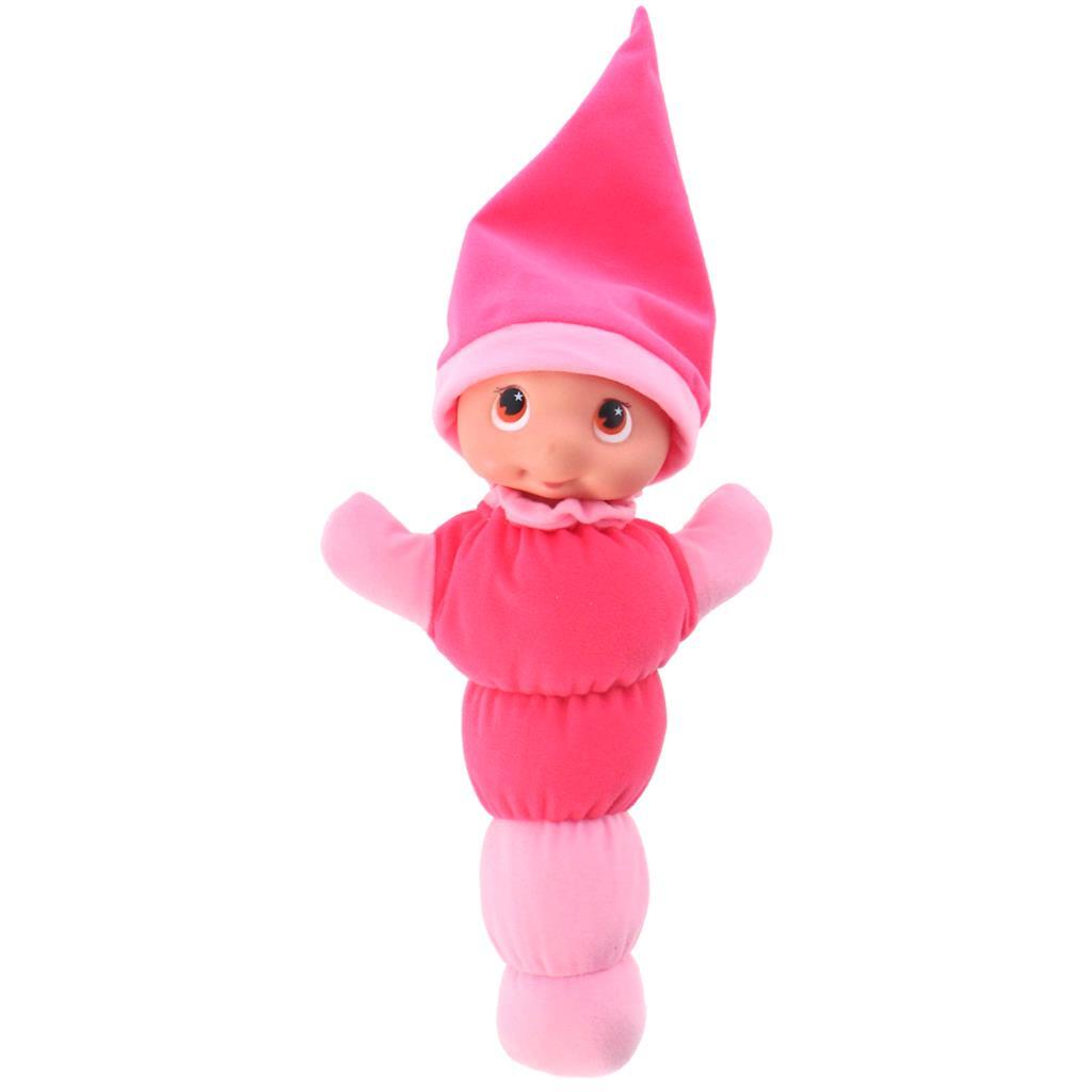 My beautiful dolls room pop gloeiworm 28 cm met licht en geluid 2 assorti