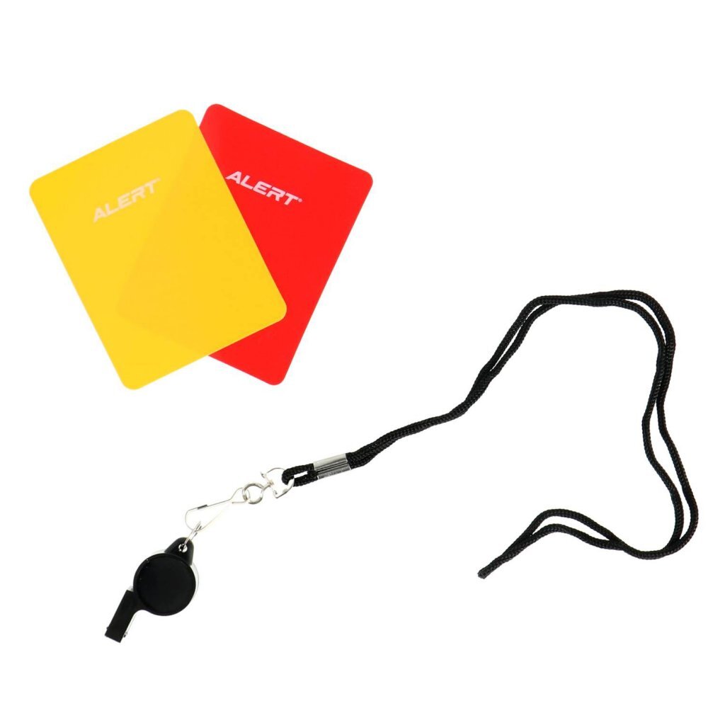 Alarm Sport Arbitters whistle mat Kaarte