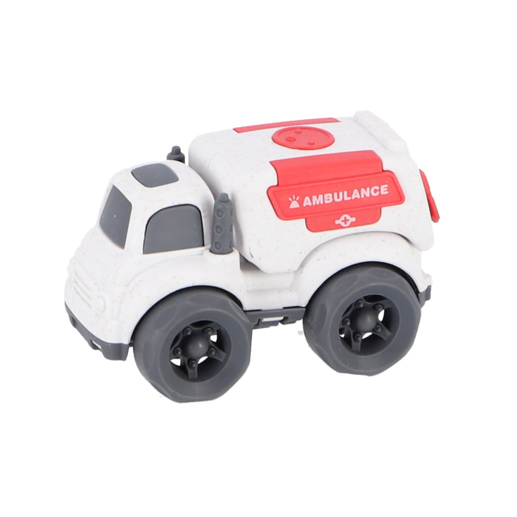Autoambulanza Jipy in bioplastica | 2 pezzi