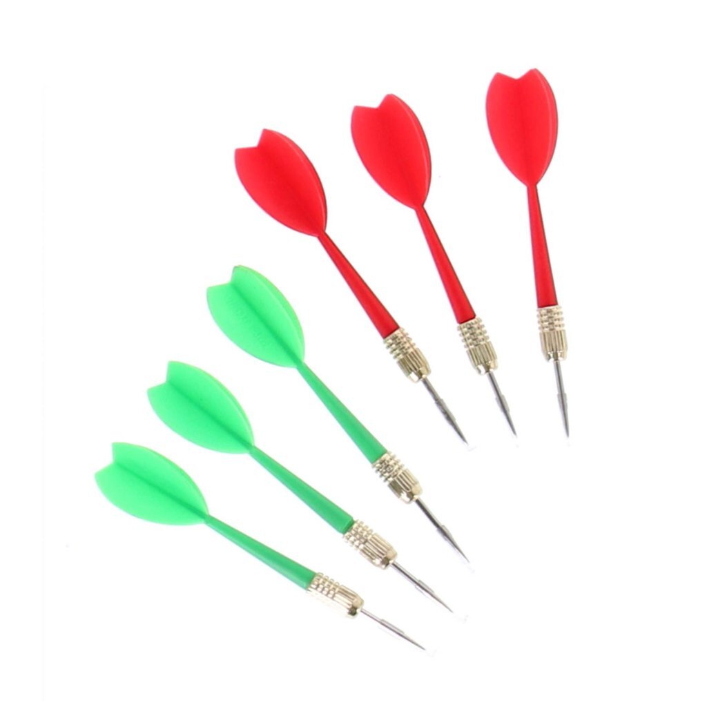 No brand dartboard tweezijdig met 6 pijlen 37 cm | 3 stuks