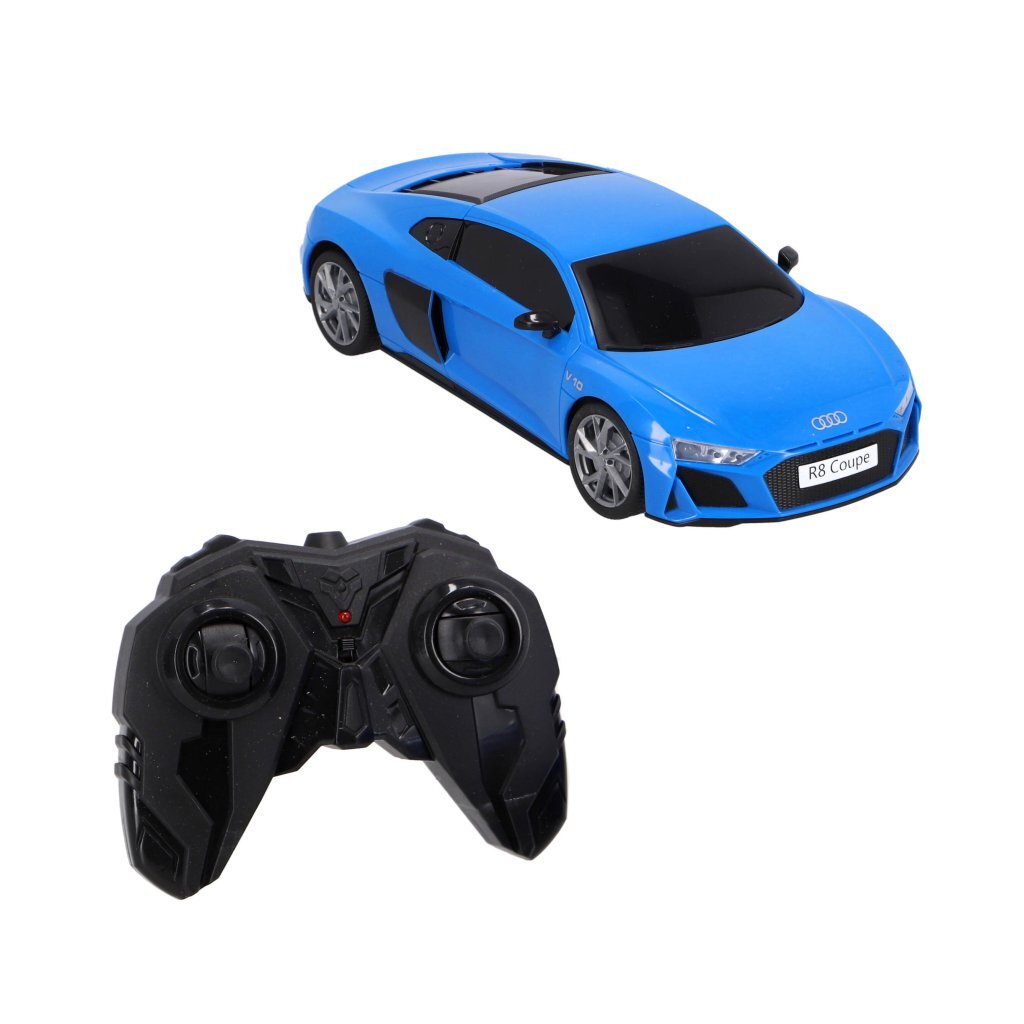 Kool Speed ​​RC Audi Audi R8 V10 Coup eacute; 1:16 + lyseblå