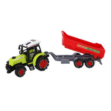 Andere Markenbauer -Traktor mit Anhänger 45 cm grün rot