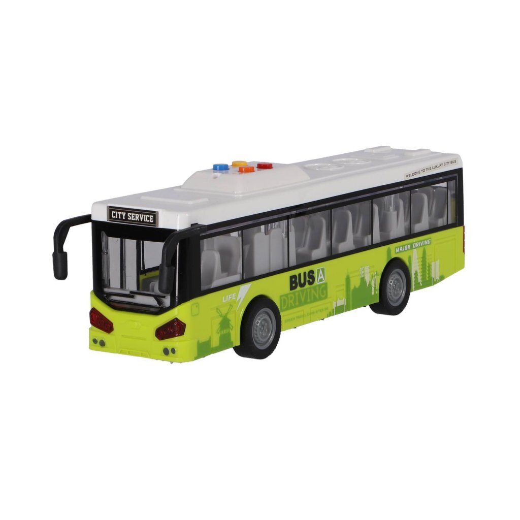 Rapid wheels bybus 1:16 med lys og lyd | 2 stk