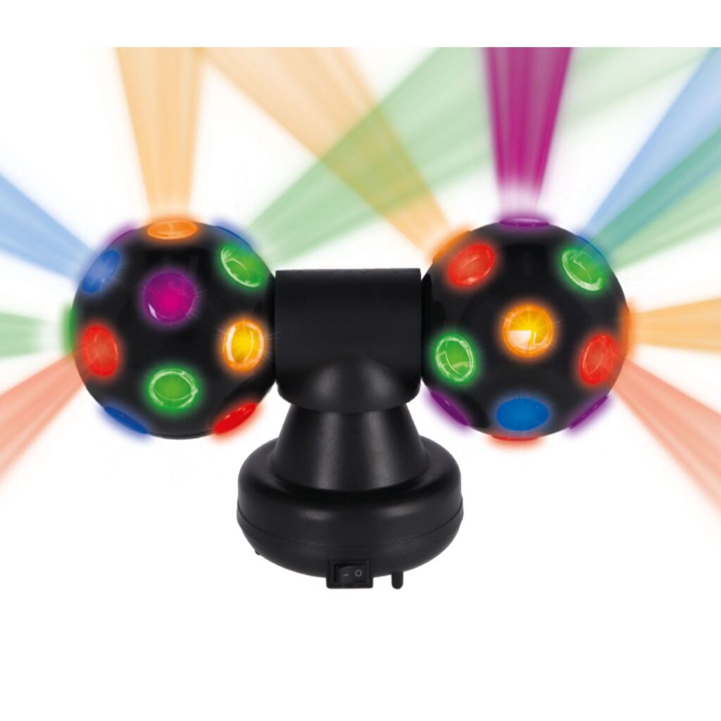 Other brands party time twin disco ball black