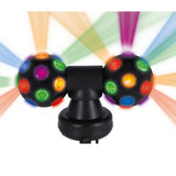 Other brands party time twin disco ball black