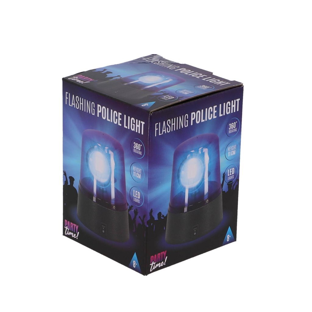 Party time! Party time police flashing light 11cm