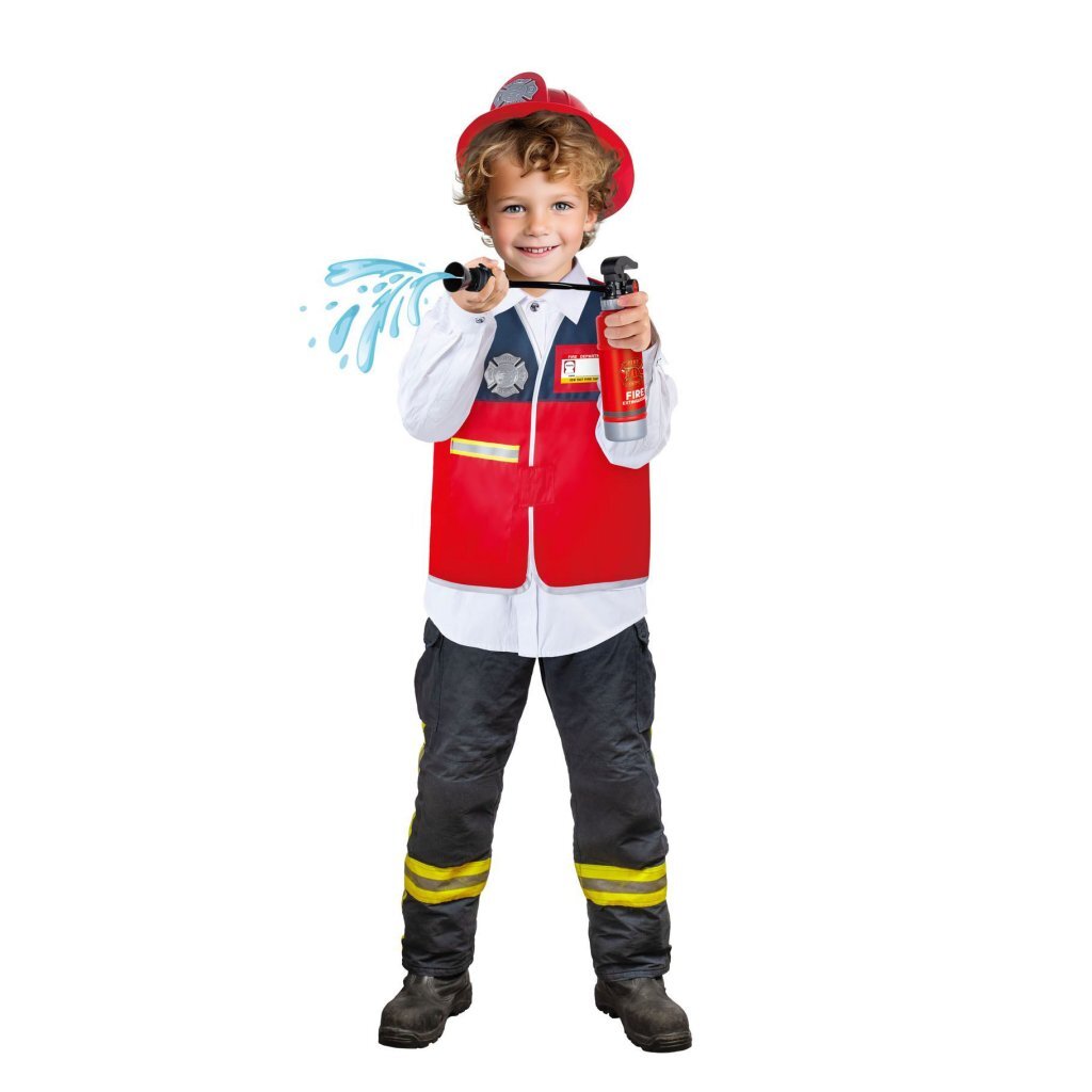 Feuerwehr-Kostümset mit Zubehör