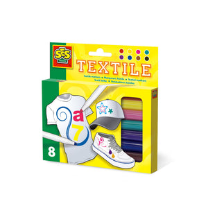 Ses Creative Textilmarker, 8 Stk.