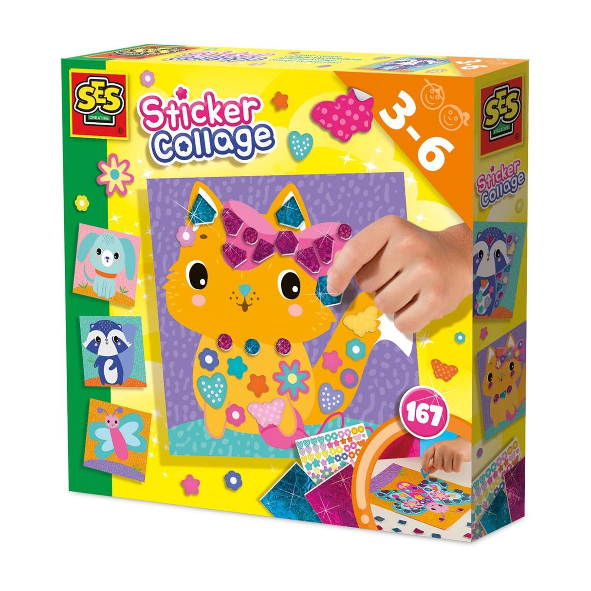 Ses sticker collage maken