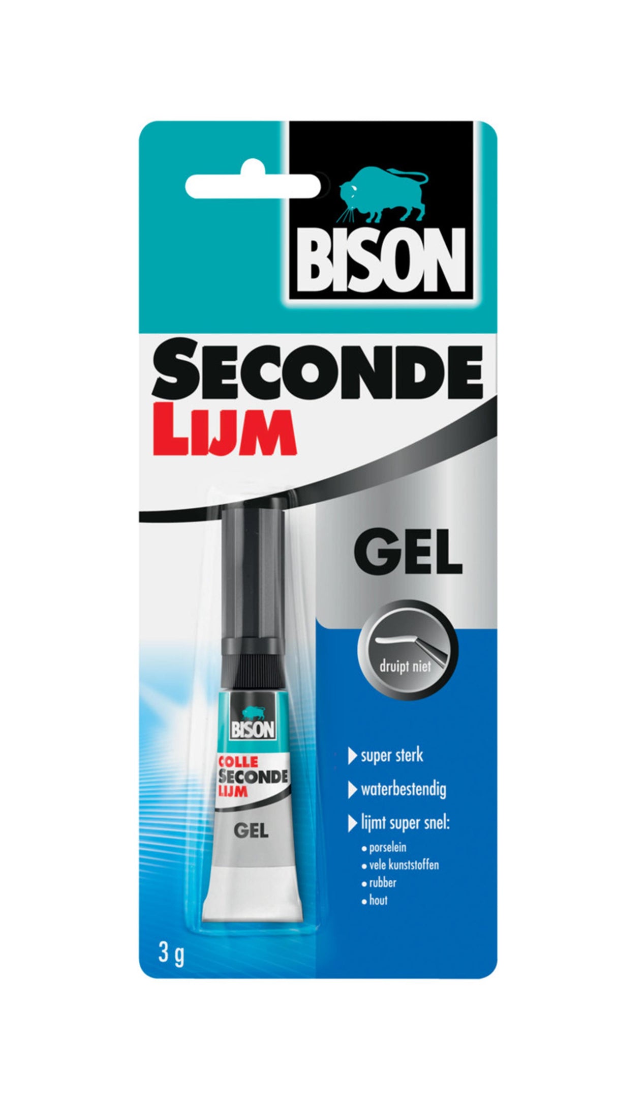 Bison de gel de secondelijm 3 g