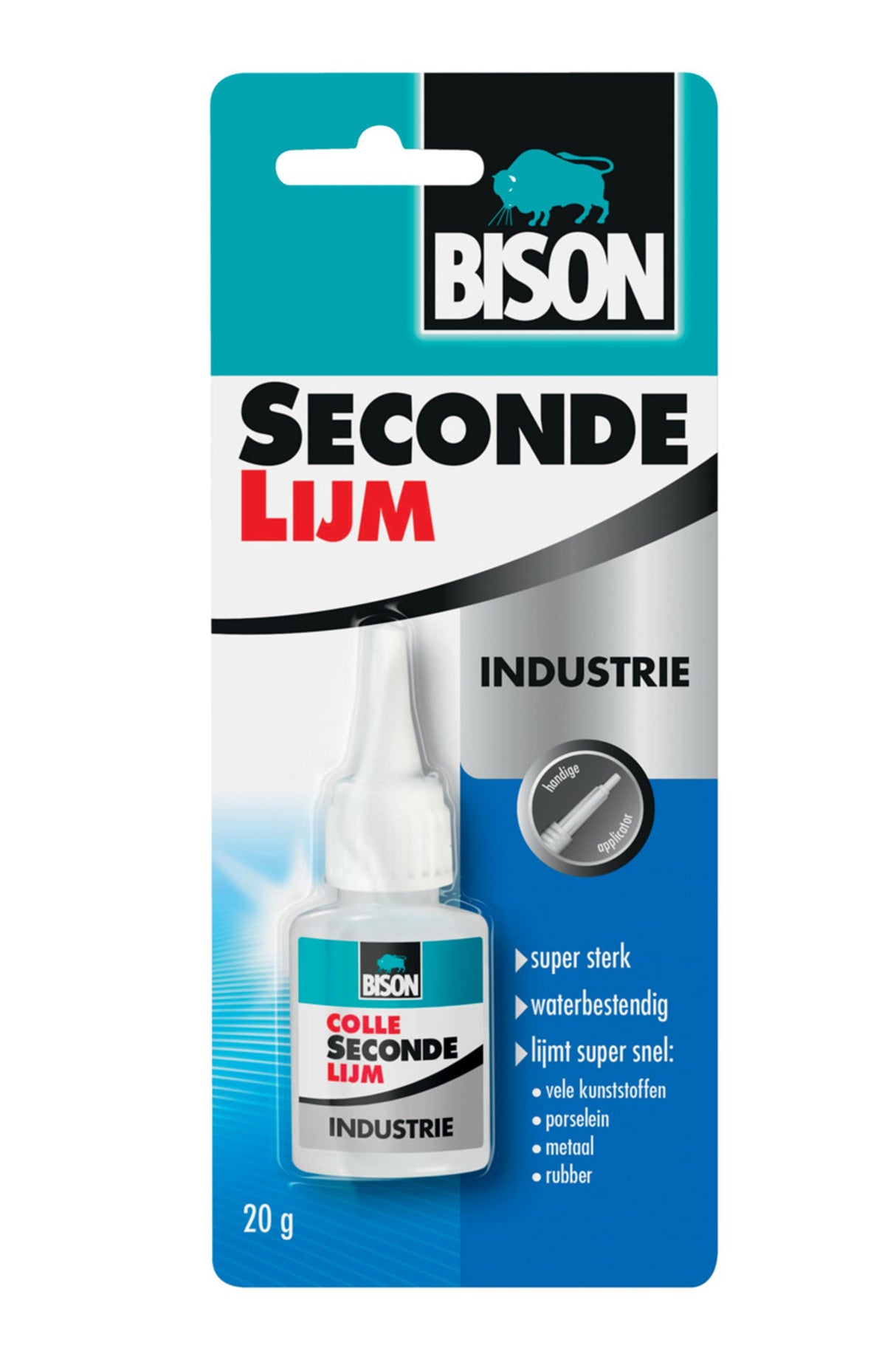 Bison secondelijm industrie 20 gr.