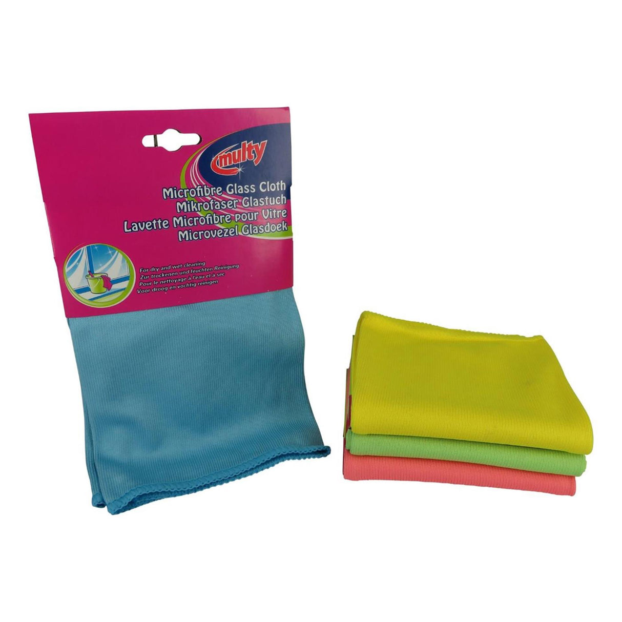 Chiffon à fenêtre en microfibre Multy 40x40cm