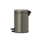 Brabantia pattumiera a pedale newicon 3l platino