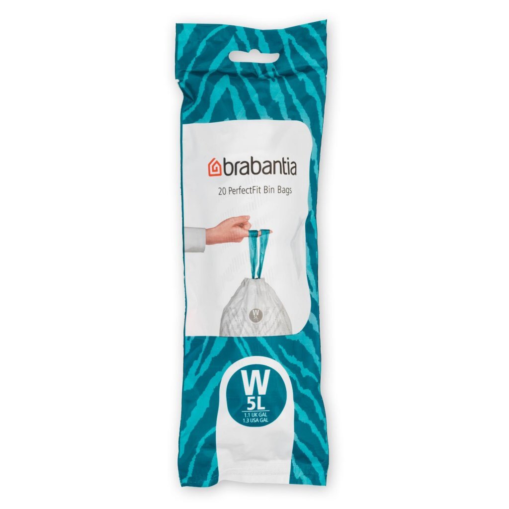 Brabantia PerfectFit Waste Bag, kód W, 5L 20 kusů