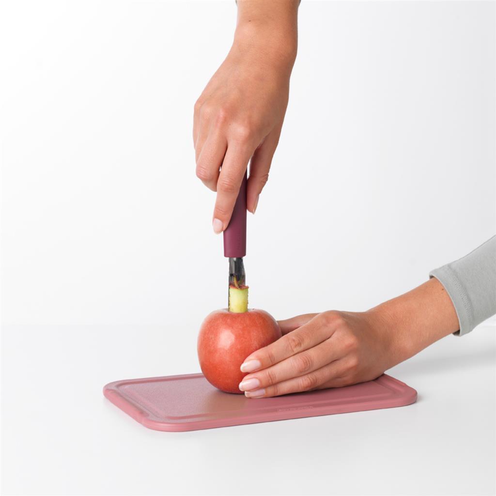 Brabantia brabantia savoureuse + pomme perceuse aubergine rouge
