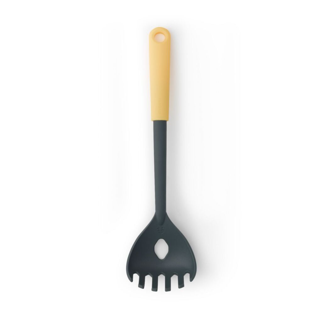 Brabantia savoureuse + spaghettilpoon + spaghetti mate jaune