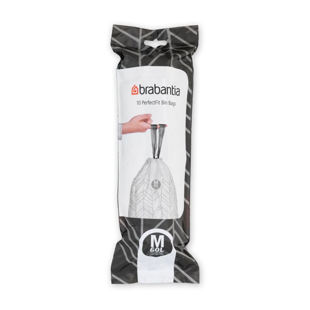 Brabantia Perfekt fit affaldsposer M 60L 10 stykker