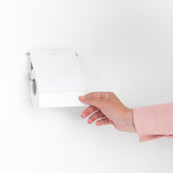 Brabantia renouveler le porte-rouleau de papier toilette avec rabat - blanc