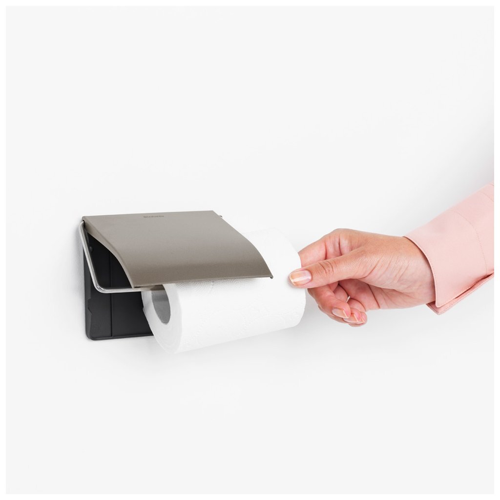 Brabantia toilet roll holder renew platinum | 2 pcs