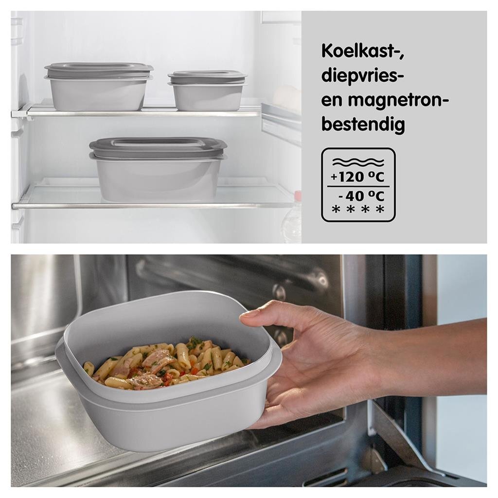 Sunware sigma home food storage box 1.3l gray