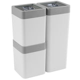 Sunware Sigma Home storage containers 0.6L + 1.4L, 3 pieces, white