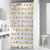 SEALSKIN Bruserforhæng med duckling 180x200 cm gul