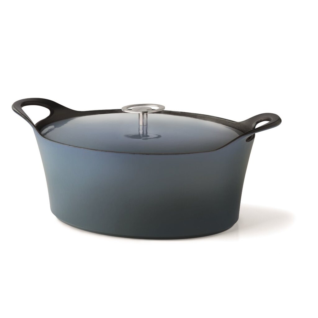 Cuisinox vulkan iz litega železa poprt ponev 29 cm jeansa modra