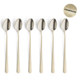 Amefa latte spoons champagne 6 pieces