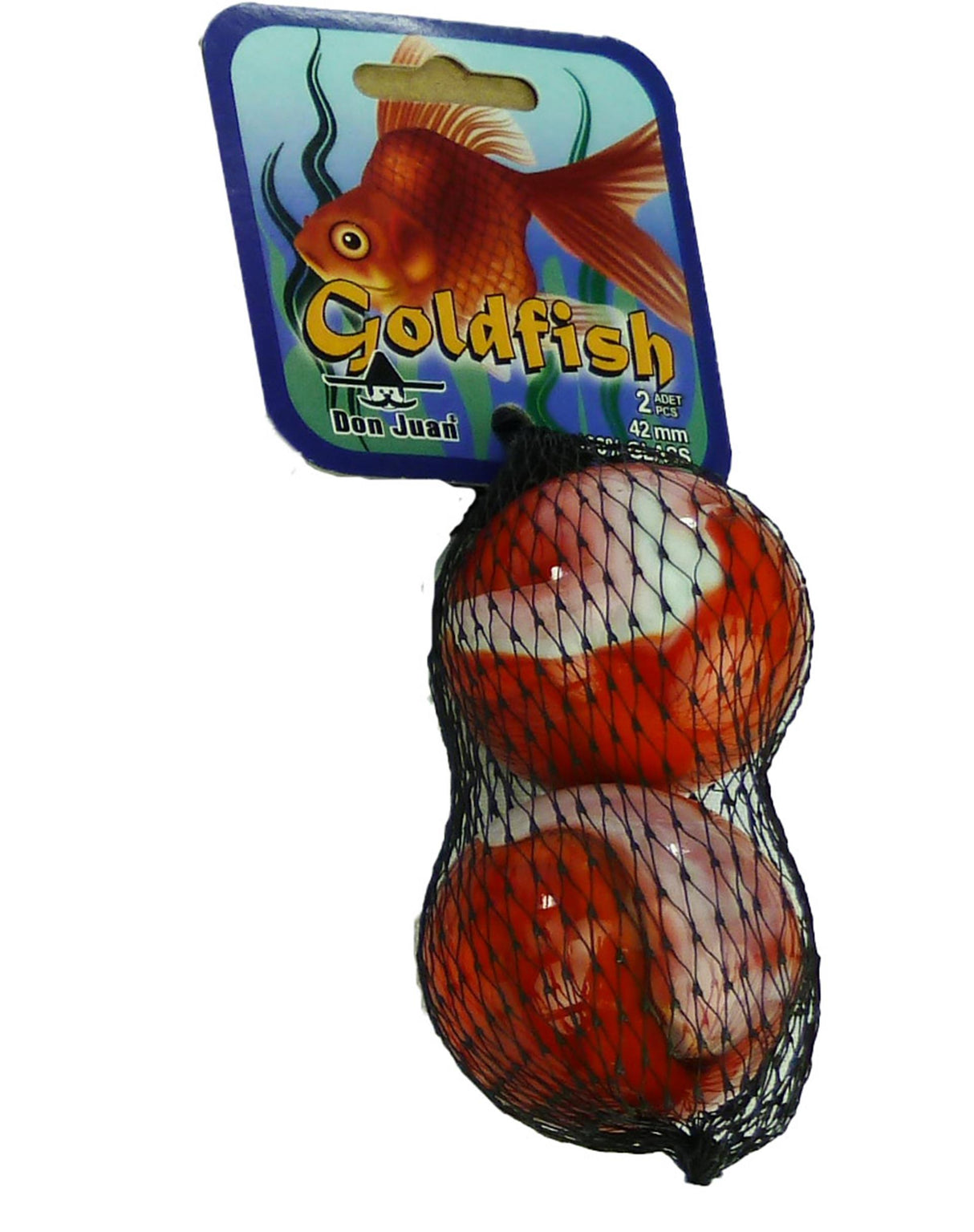 Don juan knikkers megabonken goldfish 2x42mm