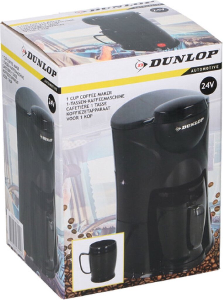 Dunlop coffee maker cigarette lighter socket 1 cup 24v truck or camper