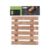 Eco-import bamboo pan coaster 17.5 x 18 cm