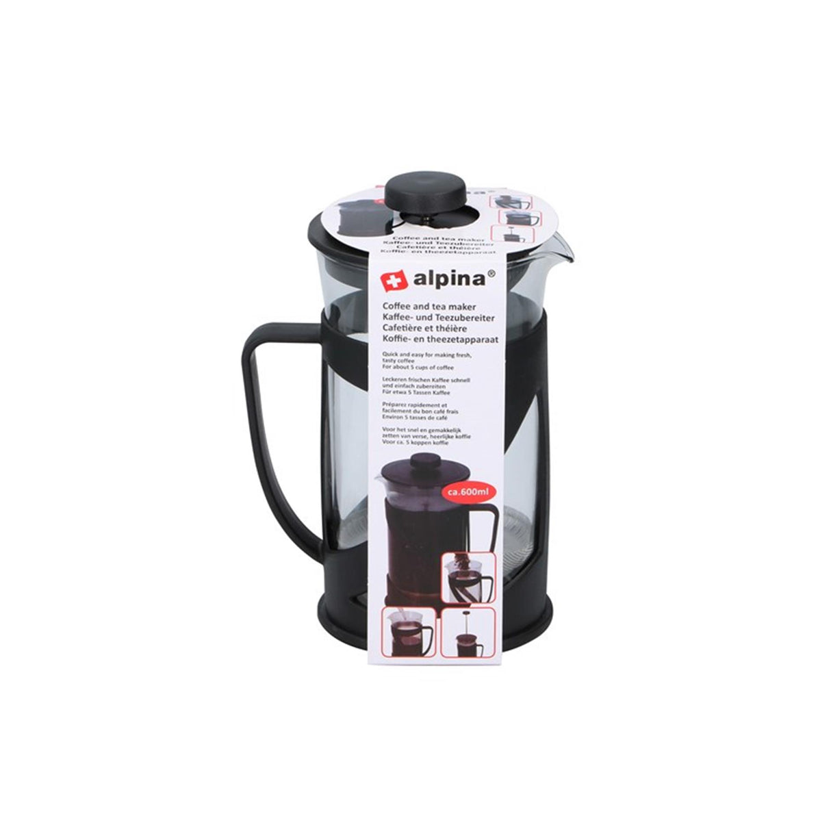 Alpina kávová sklenice 600ml