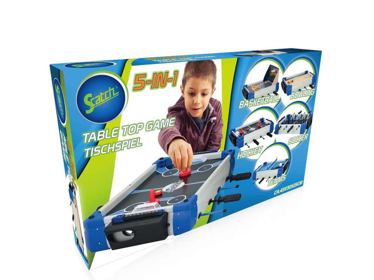 Eddy toys tafelspel 5in1 43x30x25cm