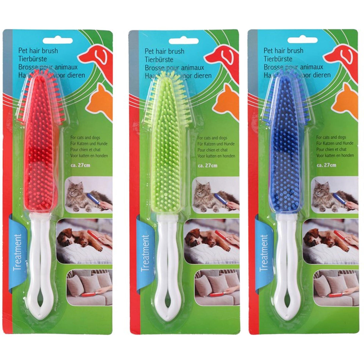 Pet hair brush animal 27cm
