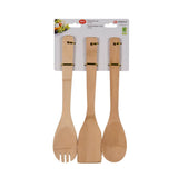 Set di spatole Alpina 3 pezzi 29,5 cm bambù | 3 pezzi