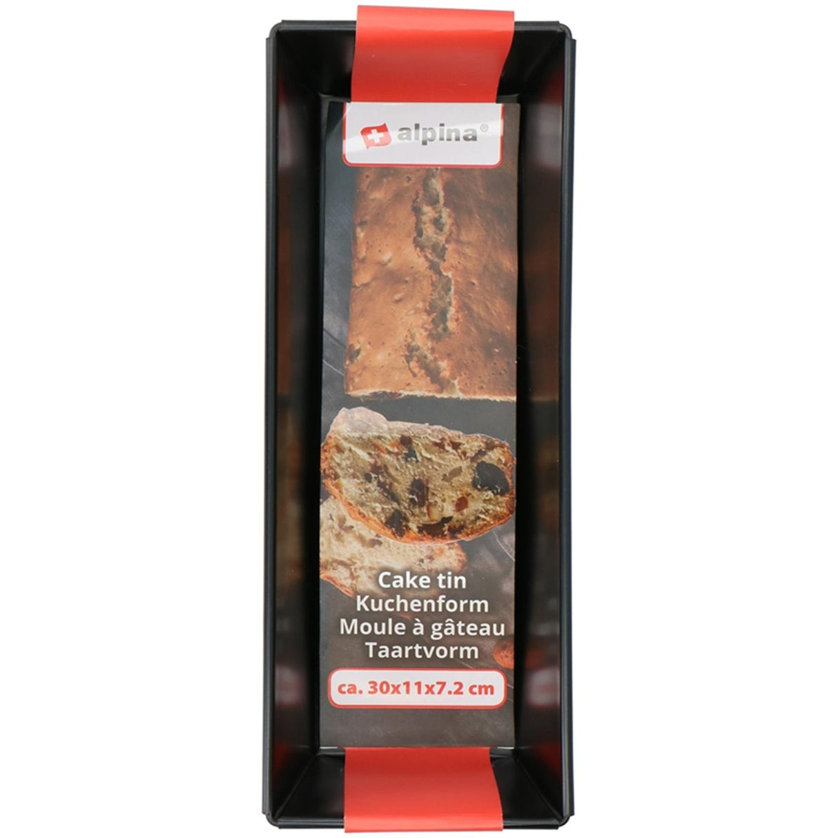Forma na dort Alpina 30x11x7,2 cm černá