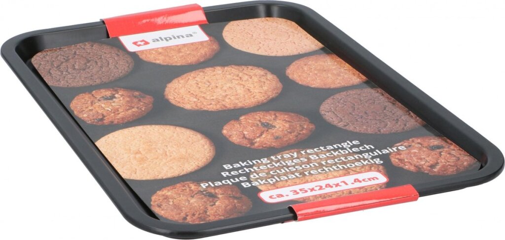 Alpina baking tray black 35x24 cm