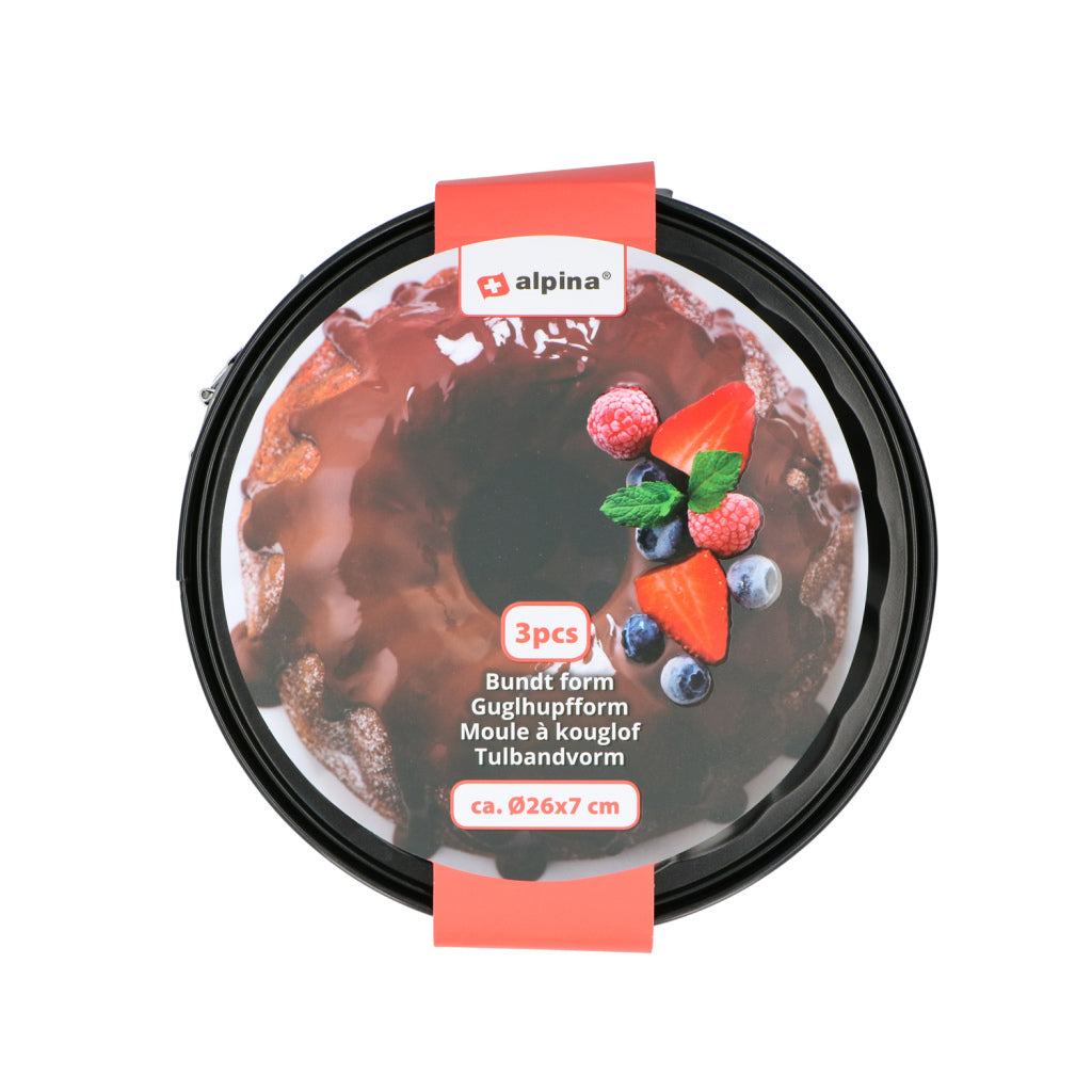 Alpina Bundt springform pan 26x7 cm black