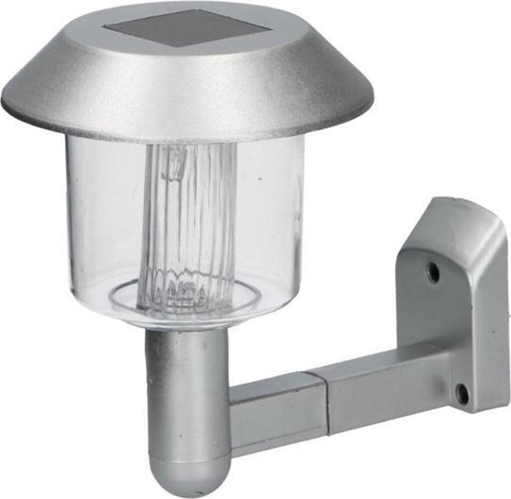 Grundig lampa ścienna Słoneczna LED 14 x 9,5 x 12 cm stalowa srebro