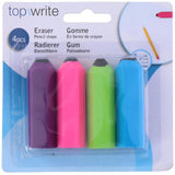 Eraser Bläistëft, 4 Stéck.