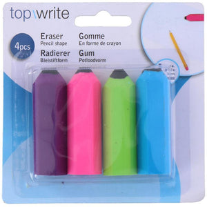 Eraser Bläistëft, 4 Stéck.