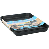 Tom multifunctional containers 35x27.5x3 cm 3 pieces black
