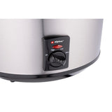 Alpina Slowcooker 3.5L 240W in acciaio inossidabile nero