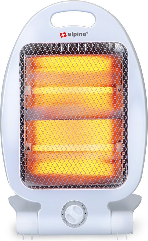 Alpina elektresch love lq001 Halogen Heizung 2 Hëtzt Stänn 800w