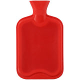Wärmflasche 2 Liter grau oder rot