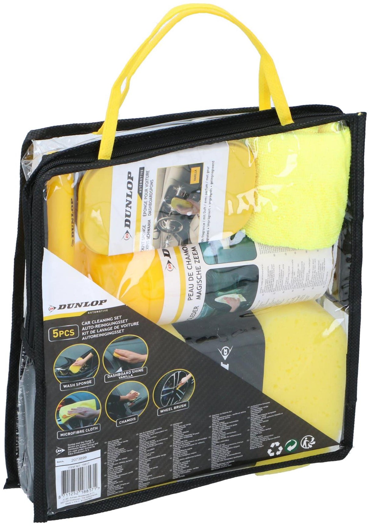 Dunlop auto reinigingsset 5-delig