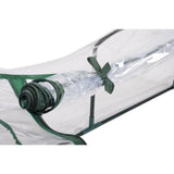 Kinzo tunelski plin z zadrgo 130x60x50 cm prozorna zelena