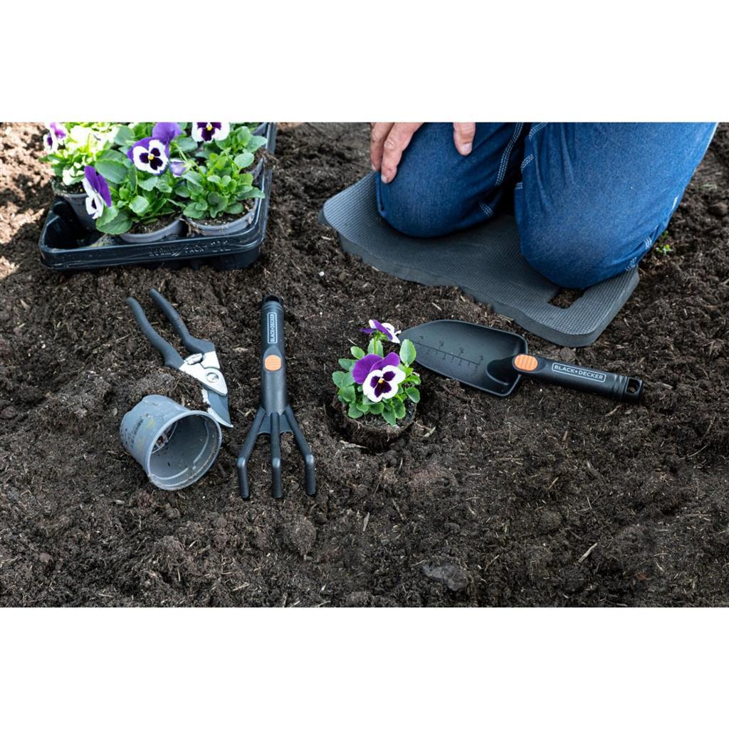 Set di giardini Black Decker a 4 pezzi
