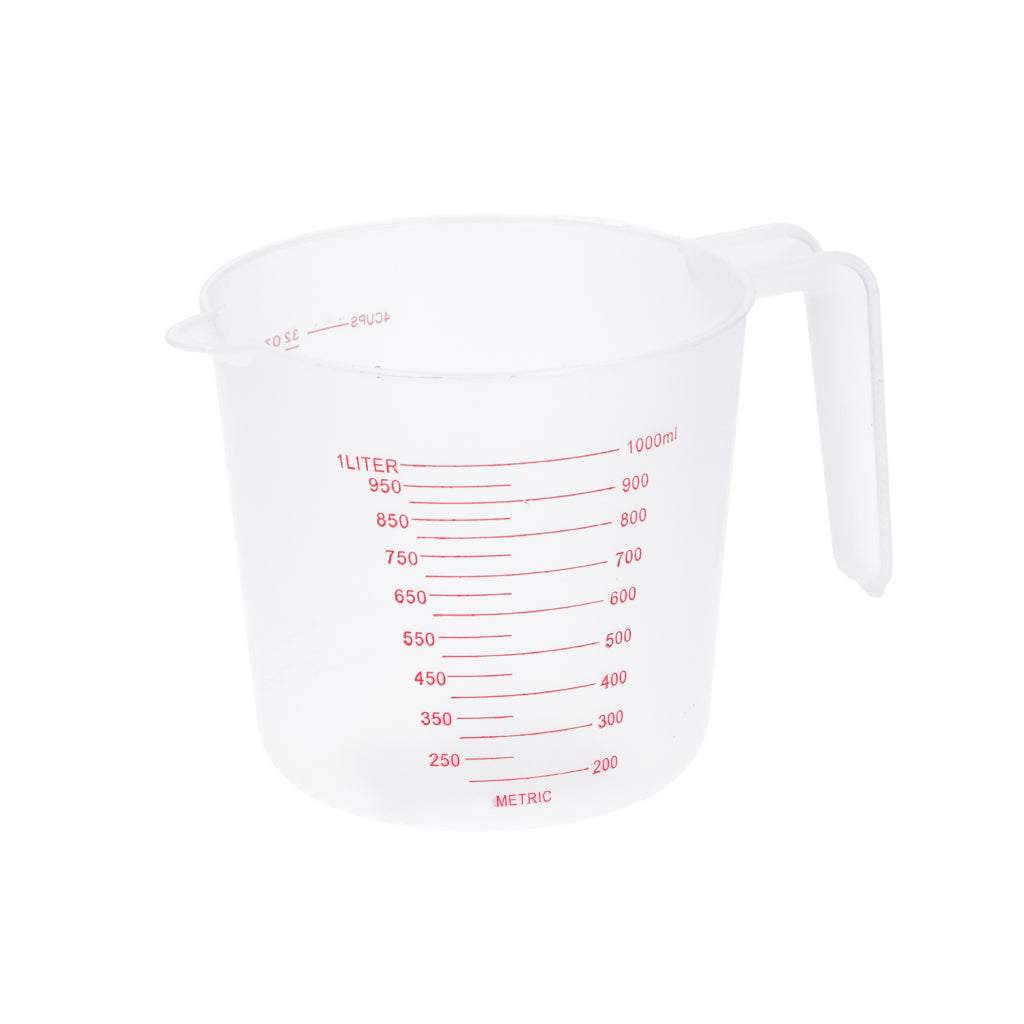 Basic plastic measuring cup 1l