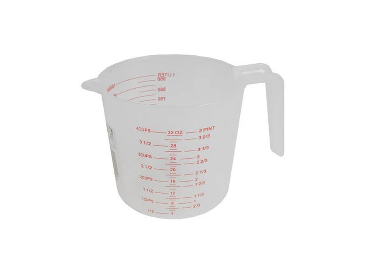 Žádná značková odměrka plastová 1 l | 3 kusy